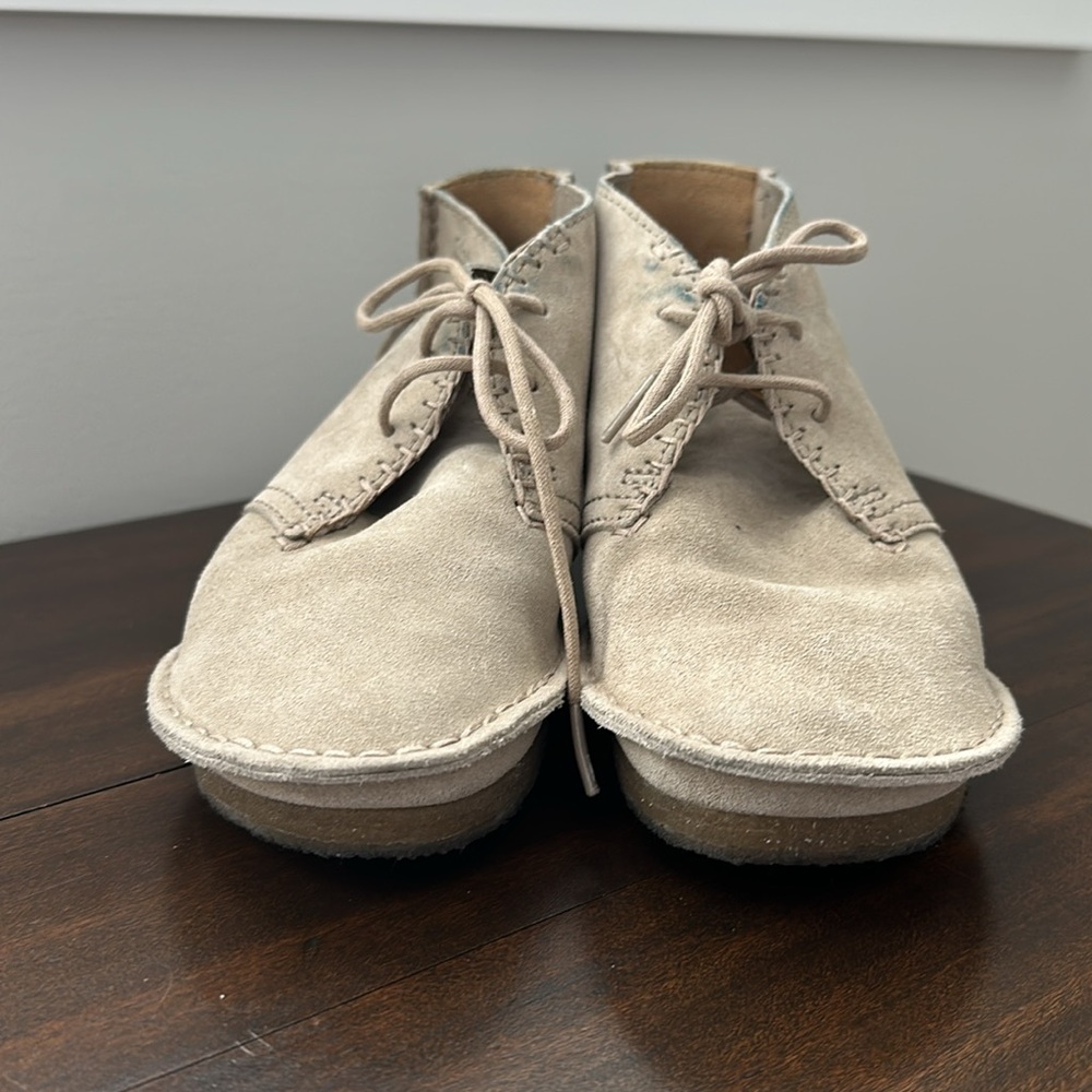 Clarks Originals Fairway Field leather suede moccasin Loafer 6.5 - Picture 10 of 11